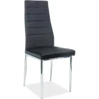 Feldmann-Wohnen Ensemble de 2 chaises de salle à manger et de cuisine H-261, noir