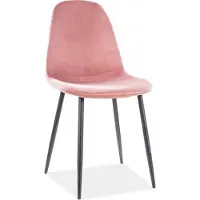 Feldmann-Wohnen Lot de 6 chaises de salle à manger et de cuisine Fox, rose antique