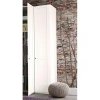 Wimex Armoire de chambre à coucher New York blanche, 45 cm, 1 porte, neuve