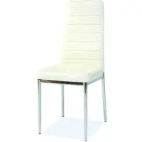 Feldmann-Wohnen Ensemble de 2 chaises de salle à manger et de cuisine H-261, blanc