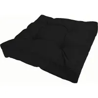 Pokar Coussin de salon Coussin d'assise pour chaise, Couleur:Noir, Taille:Coussin d'assise 40x40