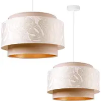 Light11 HOME Plafonnier suspendu Lustre Abat-jour pour salon 45 cm