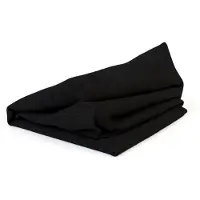 Pokar Housses pour coussins de palettes, Taille:Set coussin d'assise 120x80 + coussin de dossier 120x40, Couleur:Noir