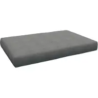 Pokar Coussin pour palette Coussins de palette avec housse amovible Canapé de palette, Taille:Coussin d'assise 120 x 80, Couleur:Gris