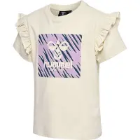 Hummel T-Shirt beige / marine / violet