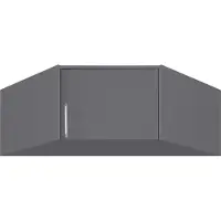 Feldmann-Wohnen Ensemble d'armoires Système d'armoires Smart, couleur anthracite, finition au choix