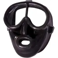 Tecnomar Pegasus Rubber Facial Mask Noir