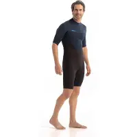 Jobe Perth 3/2 Mm Short Sleeve Back Zip Shorty Noir M Homme