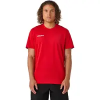 CCM T-Shirt TEAM TRAINING TEE Senior rot L