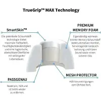 Comply Bouchons d'oreille TrueGrip MAX pour AirPods Pro 3, blancs, taille M