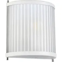 Elstead Lighting Corona Applique E27 blanc satiné laqué, poli (E27)