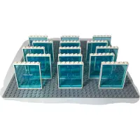 LEGO 25x Fenêtres 1x6x6, blanc