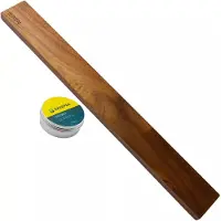 Eden Küchenmesser Eden barre à couteaux aimantée en bois d'acacia, 50 x 6 cm avec cire d'abeille Skerper
