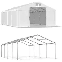 Das Company Été Magazine Tente 3x8 Blanc SUMMER MSD