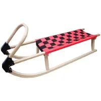 ACRA Luge en bois 110 cm A2041 - rouge