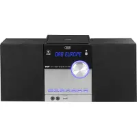 Trevi HCX 10D8 (Bluetooth, Lecteur de CD), Chaîne stéréo, Noir, Argent