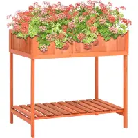Prolenta Maison Exclusive - Jardinière pour herbes aromatiques 80 x 60 x 80 cm en bois massif de sapin