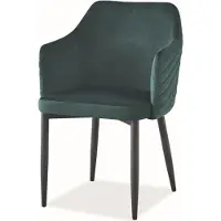 Feldmann-Wohnen Lot de 6 chaises de salle à manger et de cuisine Astor, vert