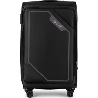 Solier Valise de voyage valise à 4 roulettes Leicht Tourister Trolley valise à roulettes avec serrure à combinaison Grand trolley de voyage 40L
