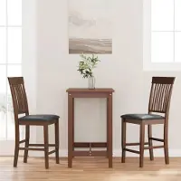 Prolenta Maison Exclusive - Tabourets de bar avec coussins, 2 pièces, brun, bois massif, hévéa