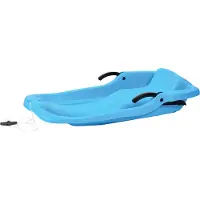 Eda Plastiques EDA Luge/luge de course plastique 1 personne bleu