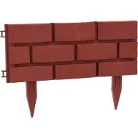 Progarden Lot de 4 Bordures de jardin 42x17,5 cm