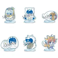 Megahouse Gintama Prince Hata & Animals Of Ice Acrylic Figure Display 6 Cm Bleu