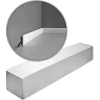 ORAC Decor SX157-box AXXENT SQUARE 1 carton 39 pièces Plinthes 78 m