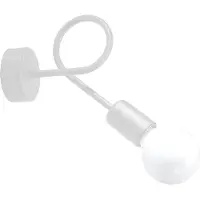 Sollux Applique LOOP blanc 1xE27 15W acier 20x8x25cm