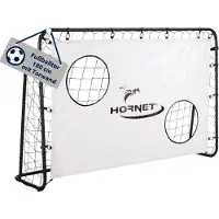 Hudora (B) But de football Hornet 180 avec paroi de but - Extérieur pour enfants & adultes