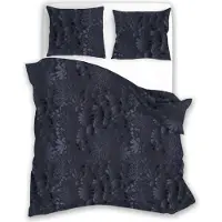 Faro Linge de lit 220x200+ 2x 70x80 100 % satin de coton Parure de lit Housse de couette (Milagro Verde 016)