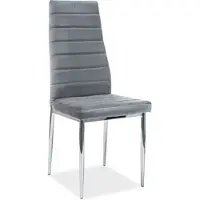 Feldmann-Wohnen Ensemble de 2 chaises de salle à manger et de cuisine H-261, gris