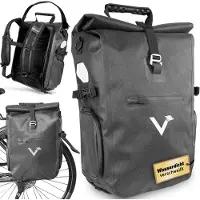 Valkental Sacoche de vélo ValkPro 3in1 avec dos flexible et nouvelles caractéristiques