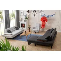 Xl Moebel Gmbh Modern Sofagarnitur 3 + 1 Sitzer und Ecksofa L-Form Designer Möbel