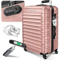 Kesser Valises Valises à coque rigide avec serrure à combinaison, balance + étiquette à bagages
