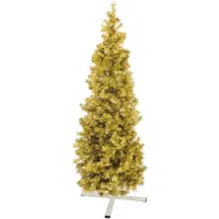 Europalms Sapin de Noël FUTURA, doré métallique, 180cm