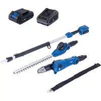 Scheppach Outil multifonction sans fil 2 en 1 C-PHTS410-X - Kit S - Batterie IXES 20 V 2,0 Ah + chargeur