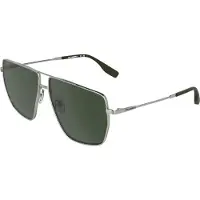Karl Lagerfeld Lunettes de soleil - - KL370S - Aviator métal argenté - 62/13/140