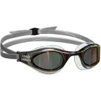 Madwave Aqua Fusion Rainbow Mirror Swimming Goggles Gris