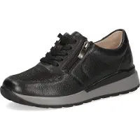 Caprice - Chaussures pour femmes - Baskets à lacets - Modèle sportif - Noir - Pour le quotidien
