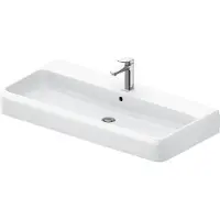 Duravit Qatego lavabo, 1000x470mm, avec trop-plein, partie inférieure vitrée, 238210 (470 mm, 1000 mm)
