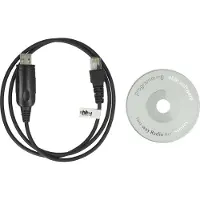 VHBW USB-Câble de programmation pour Talkie-Walkie Kenwood TK-7150, TK-7160, TK-7180, TK-760, TK-760G, TK-762, TK-762G