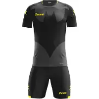 Zeus Kit Hero Ensemble de foot avec Short noir gris