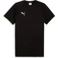 Puma T-Shirt fonctionnel 'TeamEvostripe' noir / blanc