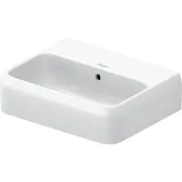 Duravit Qatego lave-mains, 450x350mm, partie inférieure vitrifiée, avec trop-plein, 074645 (350 mm, 450 mm)