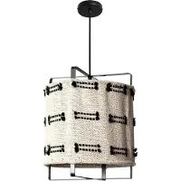 LEDKIA Suspension Bois Et Coton Sioux