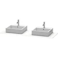 Duravit Console XSquare, 2 découpes, 1600x16x550mm, XS063HB1818