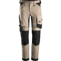 Snickers Allroundwork Elastic Work Pants Beige 44 Homme