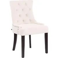 CLP Chaise de salle à manger Aberdeen velours antique