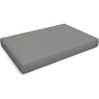 Pokar Coussin pour palette Coussins de palette avec housse amovible Canapé de palette, Taille:Coussin d'assise 120 x 80, Couleur:Gris - Imperméable